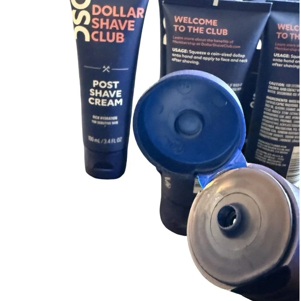 Lot 4 DSC Dollar Shave Club Post Shave Cream Hydration, Sensitive Skin 3.4 fl oz
